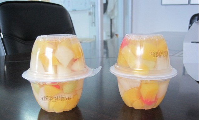 canned fresh fruit cup